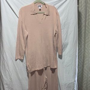 Chico’s Design knit set 78% linen